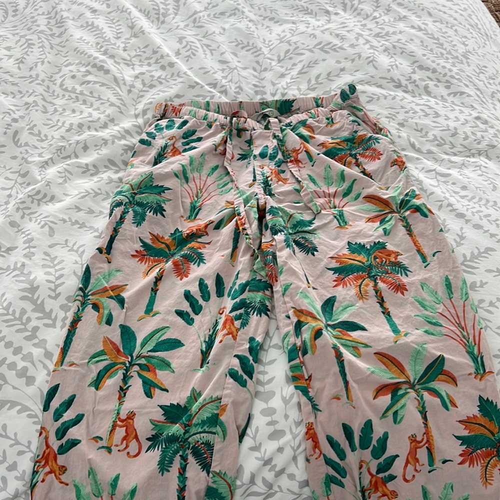 Print Fresh Pajama Pants in Royal Palms print